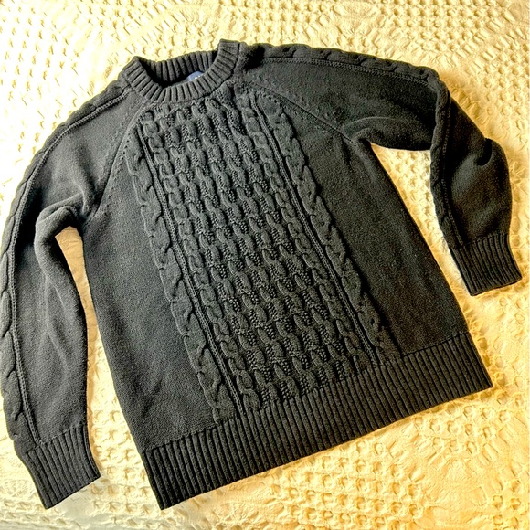 GAP Maternity Cable Knit Sweater & NWT tee Black Size Small EUC 100% cotton - Picture 2 of 16